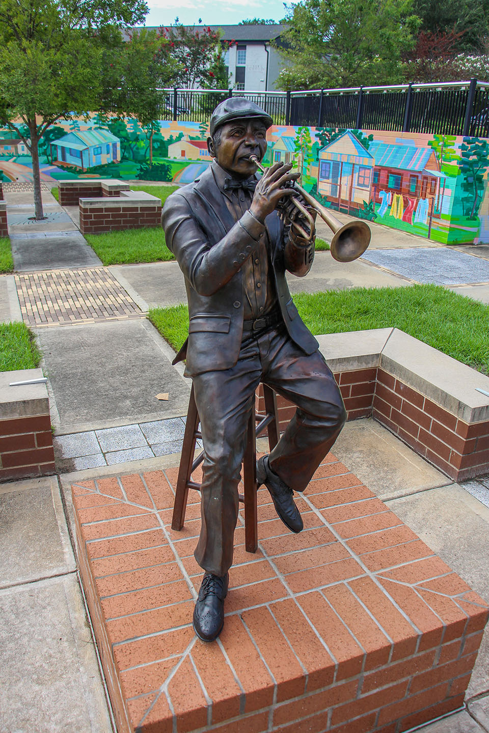 Bradley Cooley the jazz man sculpture