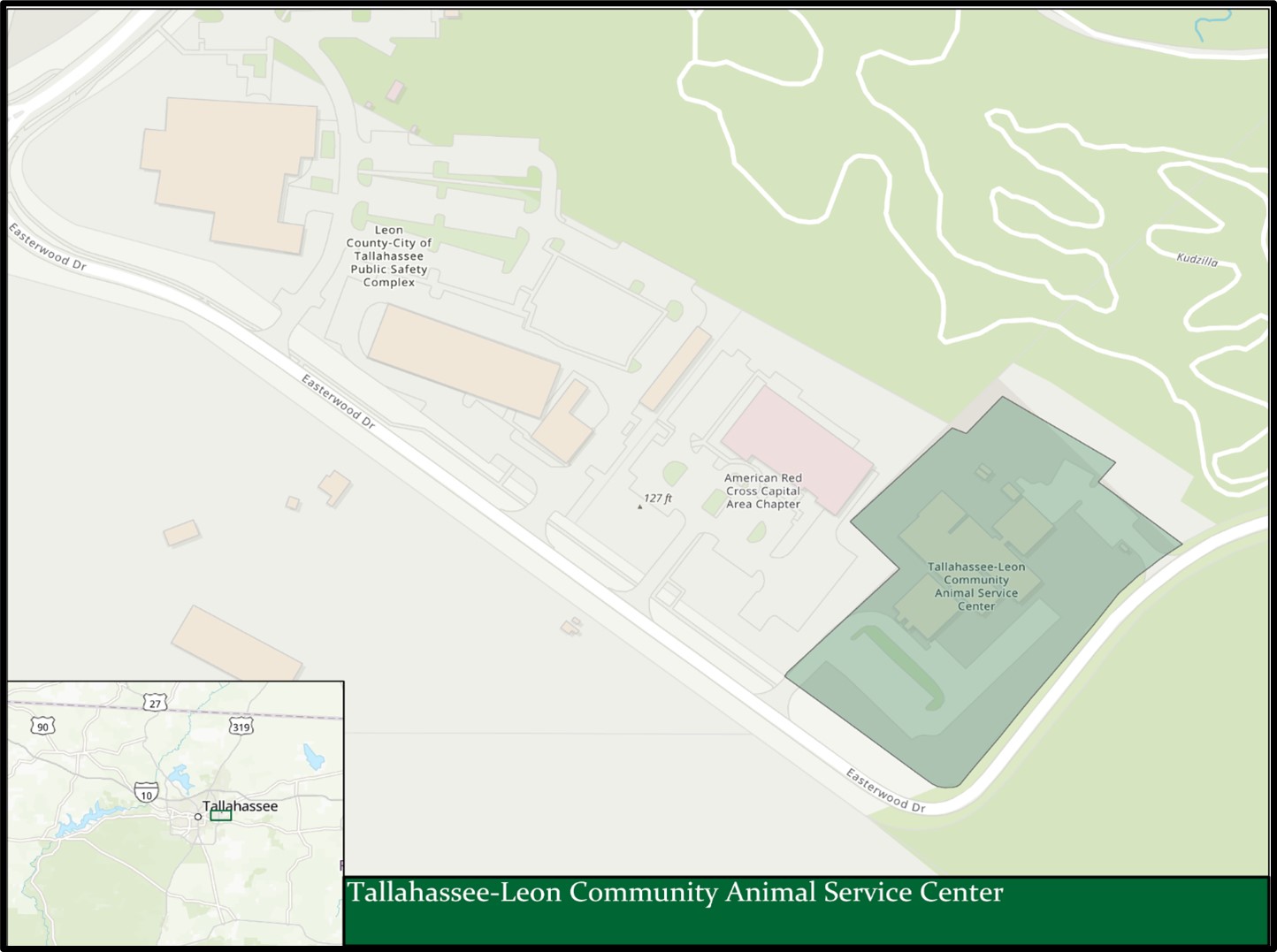 Animal Service Center map