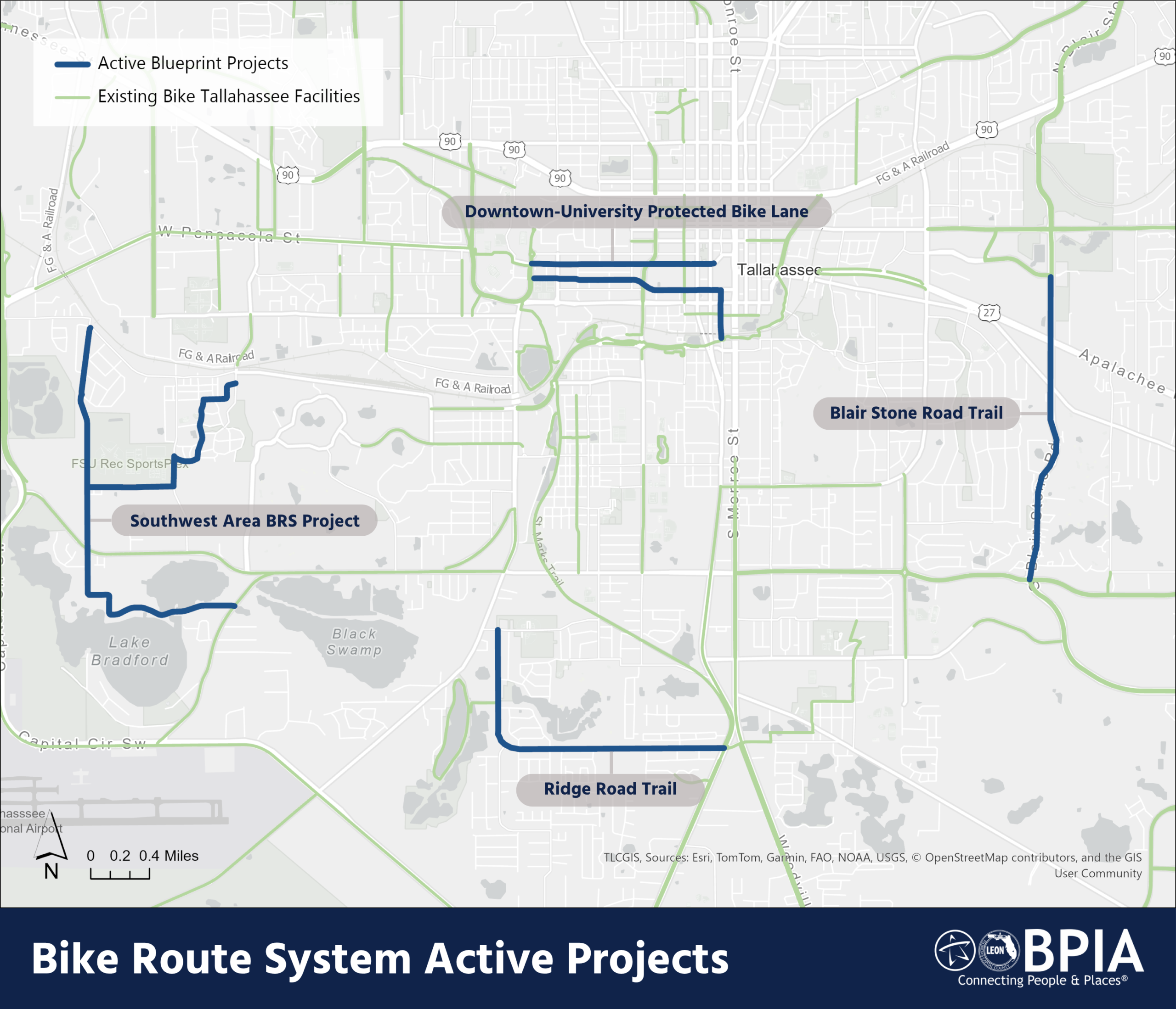 Bike Route System Active Projects
